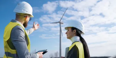 Technician diagnosing a hybrid solar inverter fault with a multimeter